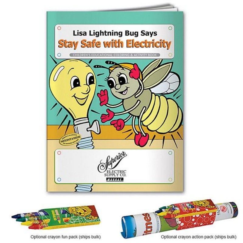 Wholesale Coloring Book: Stay Safe with Electricity-[NW-91636]