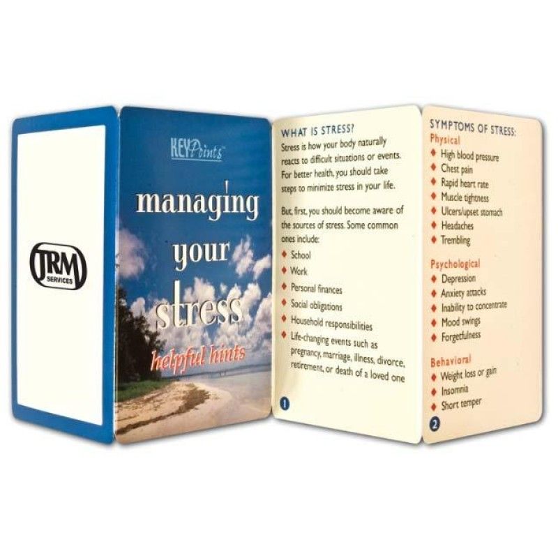 Wholesale Key Point: Managing Your Stress-[NW-91546]