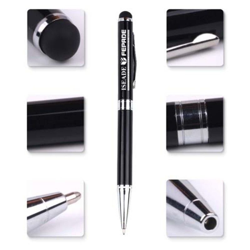 Wholesale 2 in 1Touch Screen Stylus Metallic Ball Point Pen