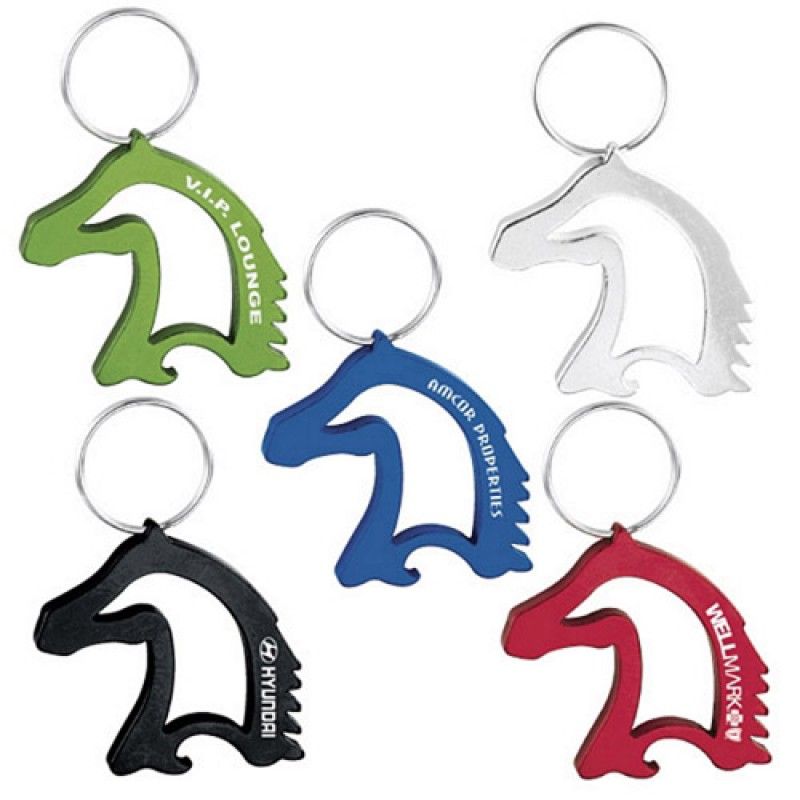 Wholesale Horse Head Keyring With Opener