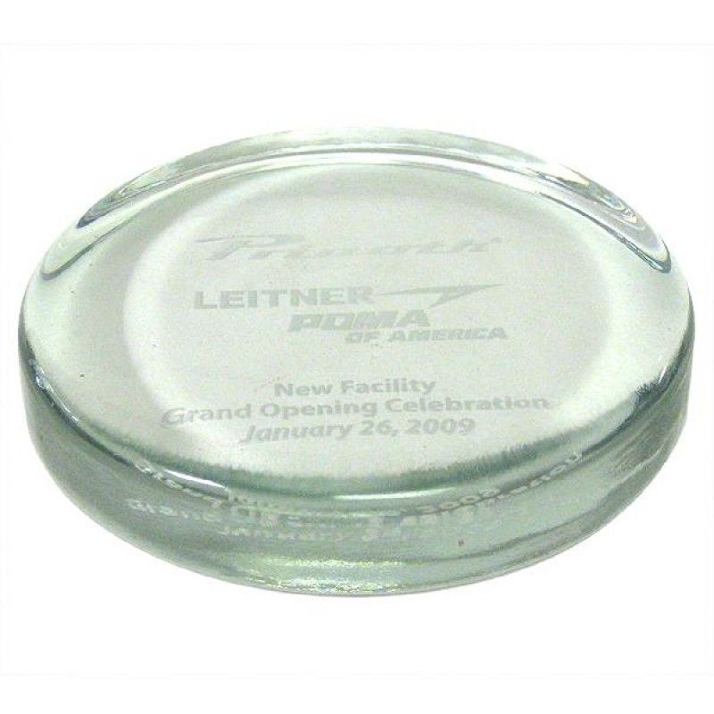 Wholesale Clear Round Paperweight-[FL-28006]