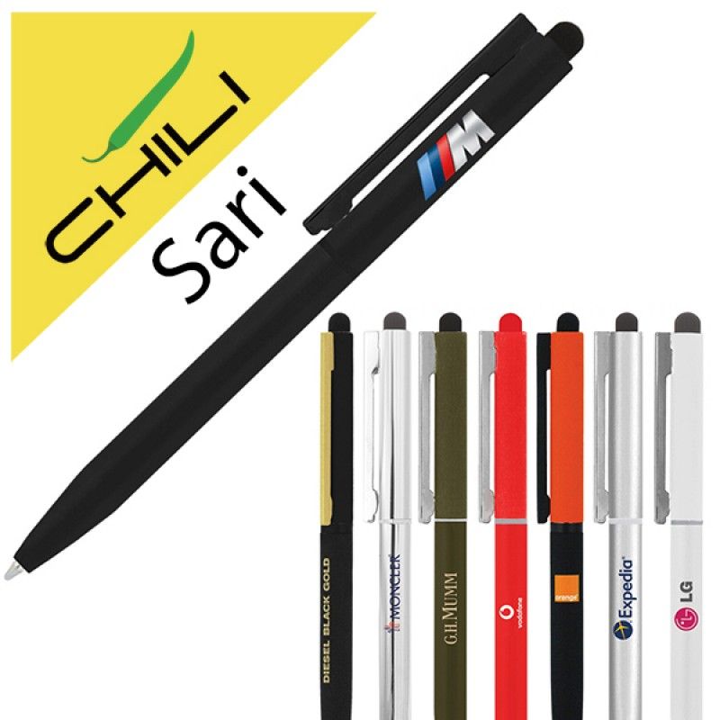 Wholesale Sari Stylus Twist Metal Ballpen