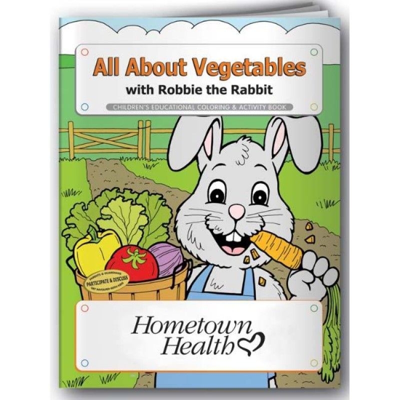 Wholesale Coloring Book: All About Vegetables-[NW-91628]