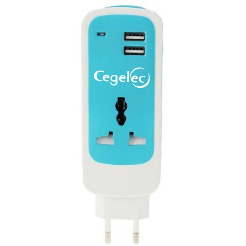 Wholesale 2 USB Charger Adaptor Plug AC DC EU Plug