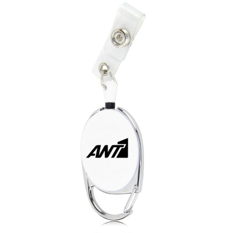 Wholesale Carabiner Retractable Badge Holder With Clip