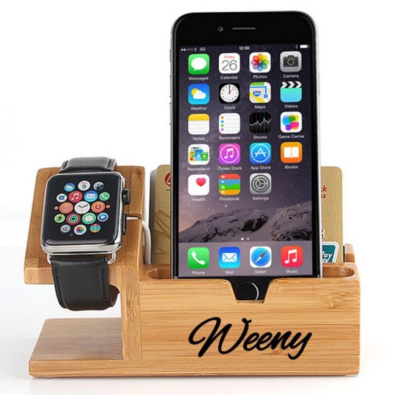 Wholesale Bamboo Watch Mobile Phone Display Holder