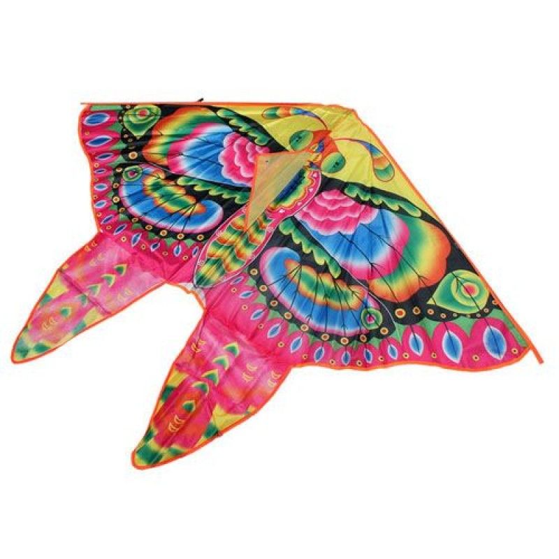 Wholesale Foldable Colorful Butterfly Kite With Handle