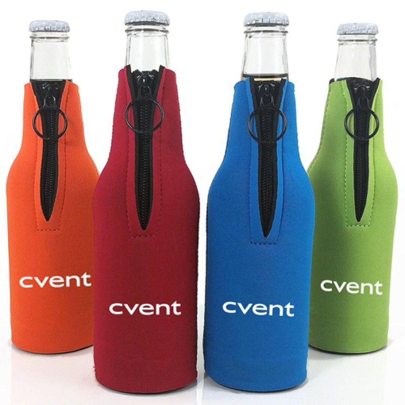 Wholesale Bottle Zipper Koozie Suit