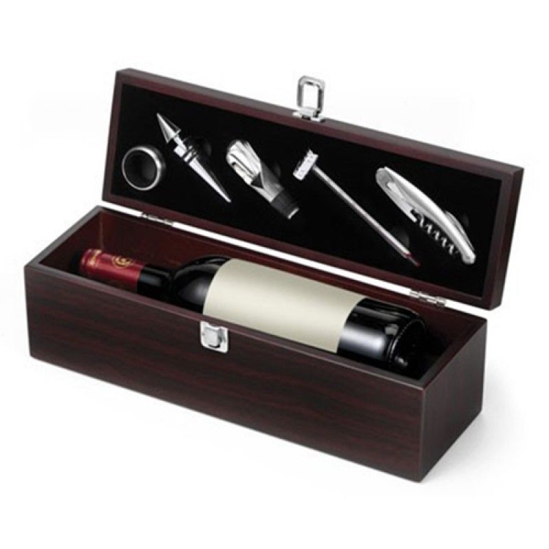 Wholesale Wine Accessories Sets With Wooden Gift Box