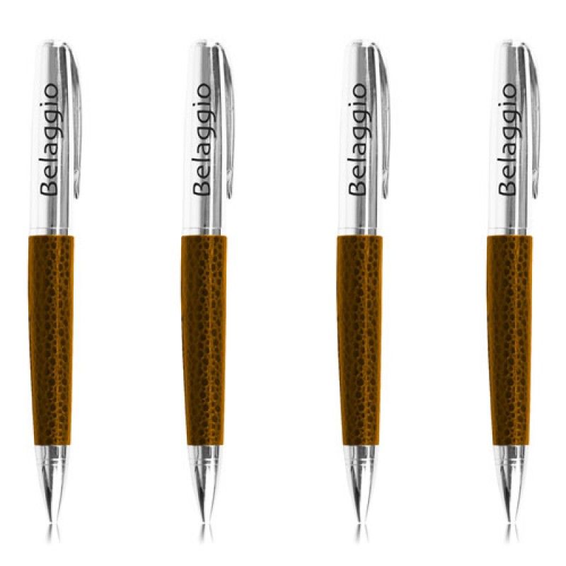 Wholesale Executive Leather Twist Ballpoint Pen