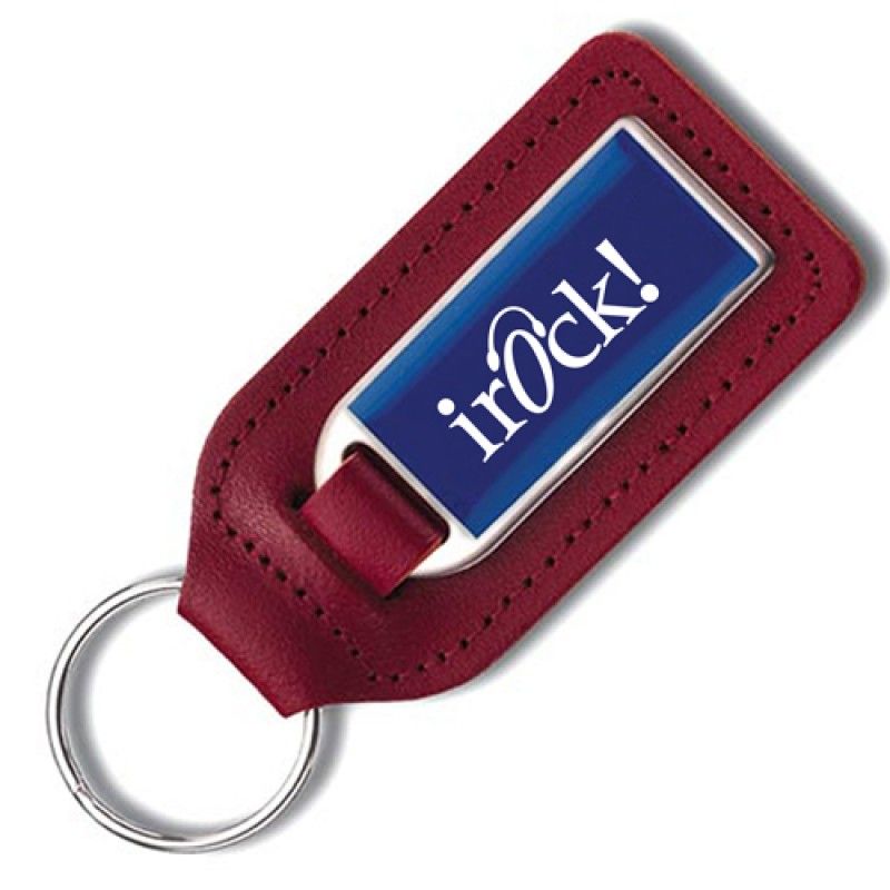 Wholesale Promotional Medallion Leather Keyfobs