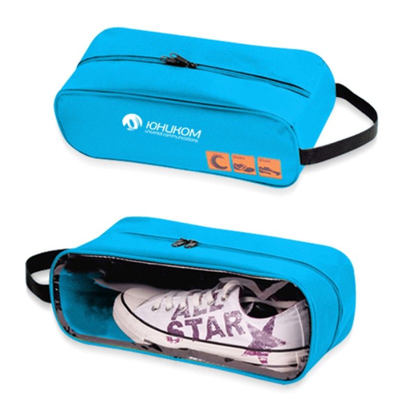 Wholesale Travel Transparent Hanging Shoe Bag