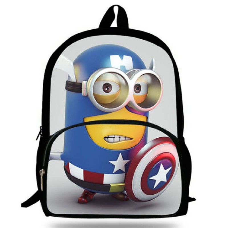 Wholesale 16-Inch Minions Printing School Bag