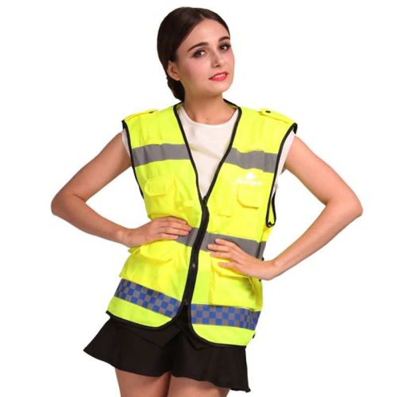 Wholesale Multiple Pockets Reflective Safety Vest