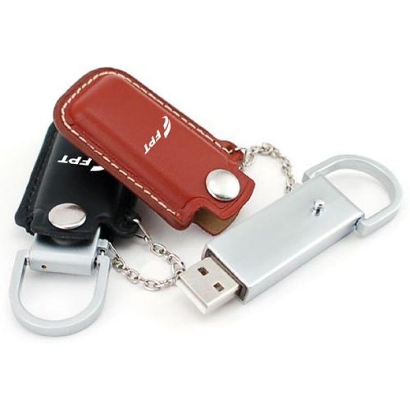 Wholesale 2GB Dashing Flash Drive With Leather Case