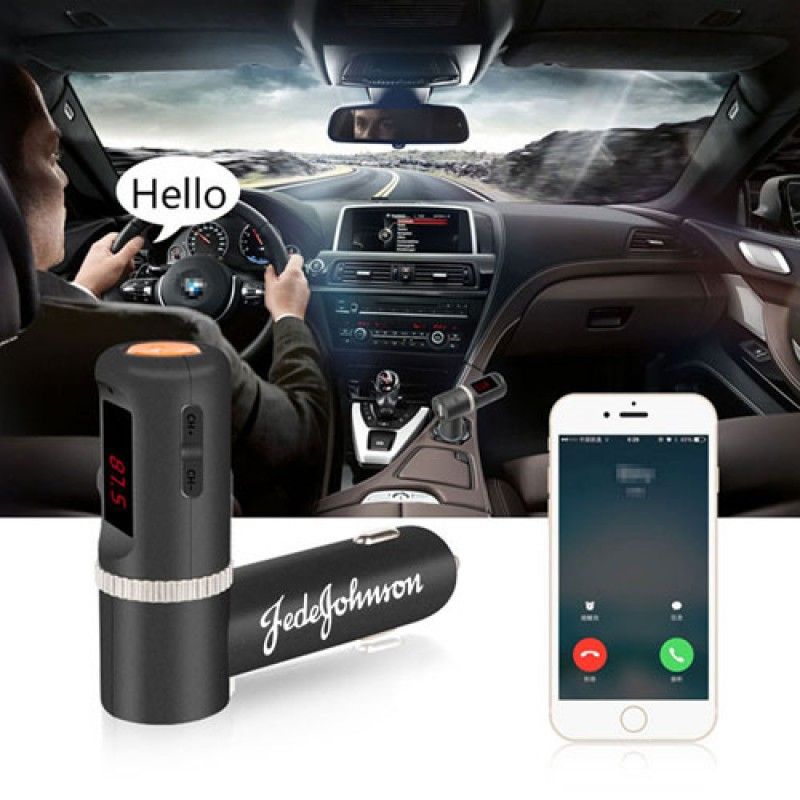 Wholesale Bluetooth FM Radio Transmitter With Dual USB Charging