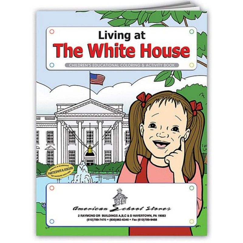 Wholesale Coloring Book: Living at The White House-[NW-91616]