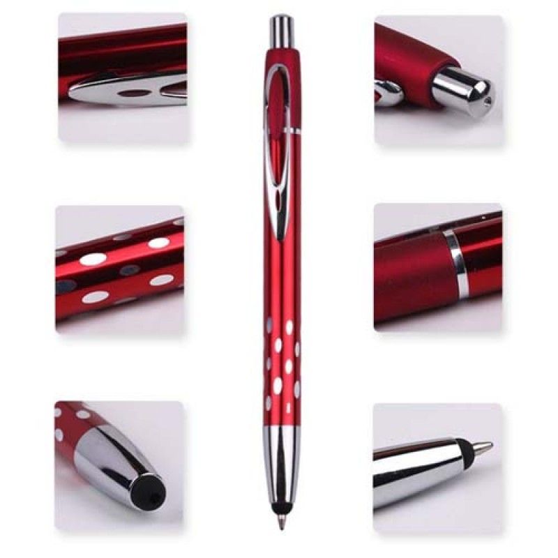 Wholesale Touch top pointed metallic ballpoint pen