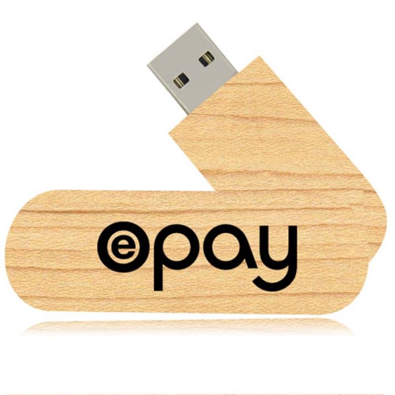 Wholesale 8GB Swivel Swing Wooden Flash Drive