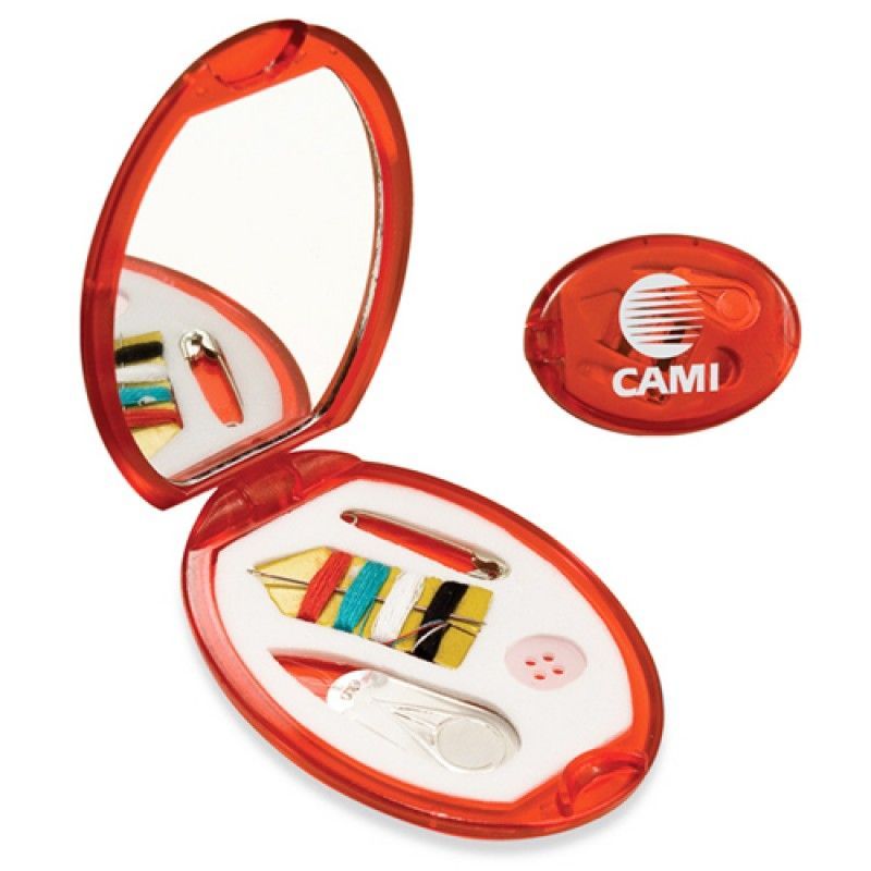 Wholesale Travel Compact Sewing Kit With Mirror