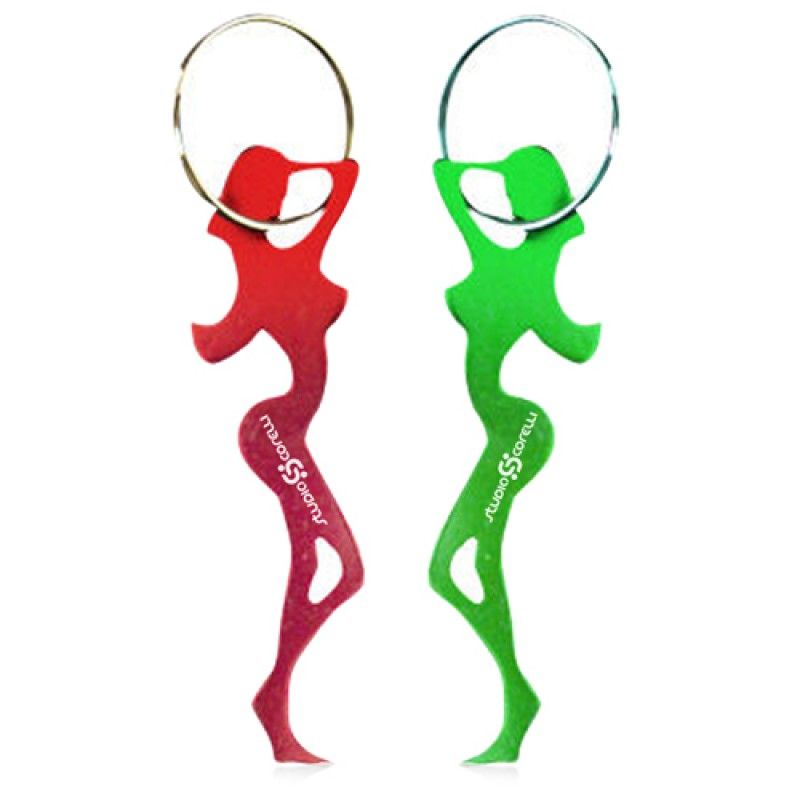 Wholesale Sexy Girl Shaped Bottle Opener Keychain