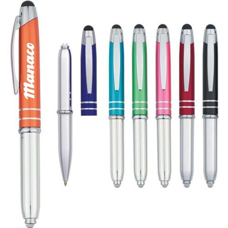 Wholesale LED Light Ballpoint Stylus Pen