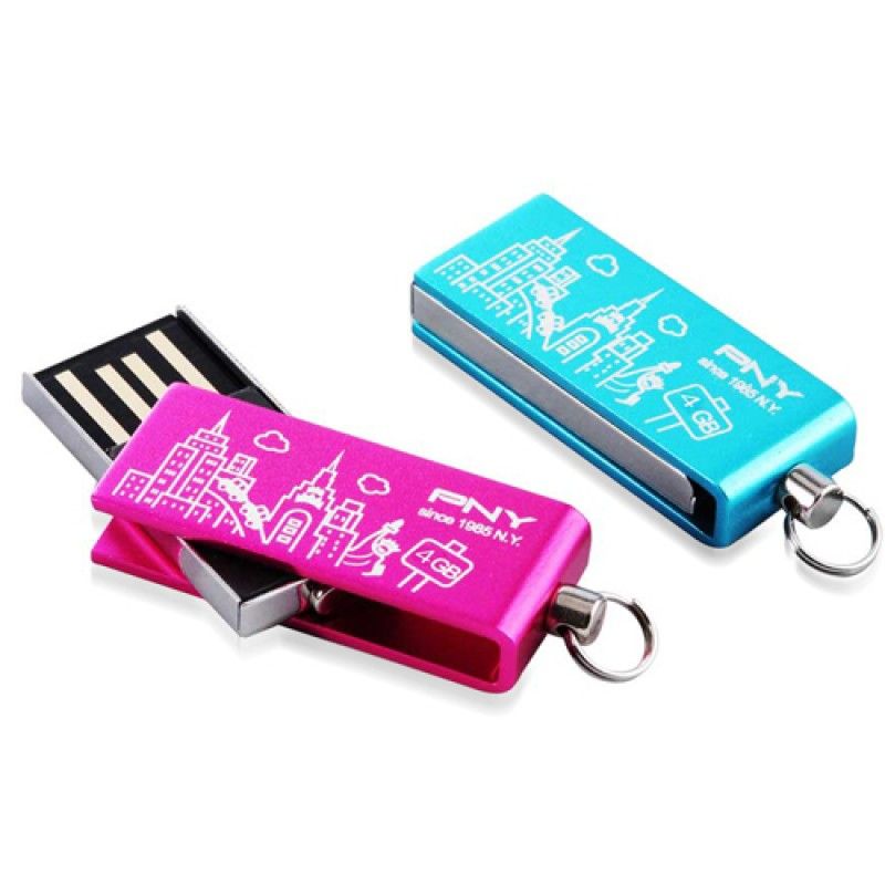 Wholesale 1GB Mini Rotate Metal Flash Drive