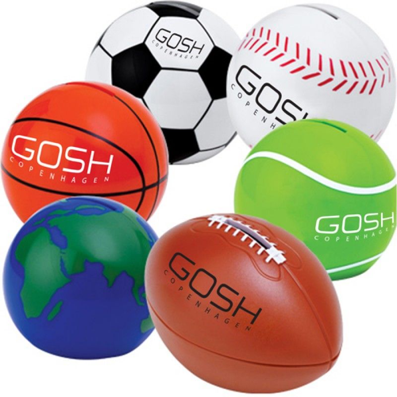 Wholesale Sport Ball Shaped Coin Bank