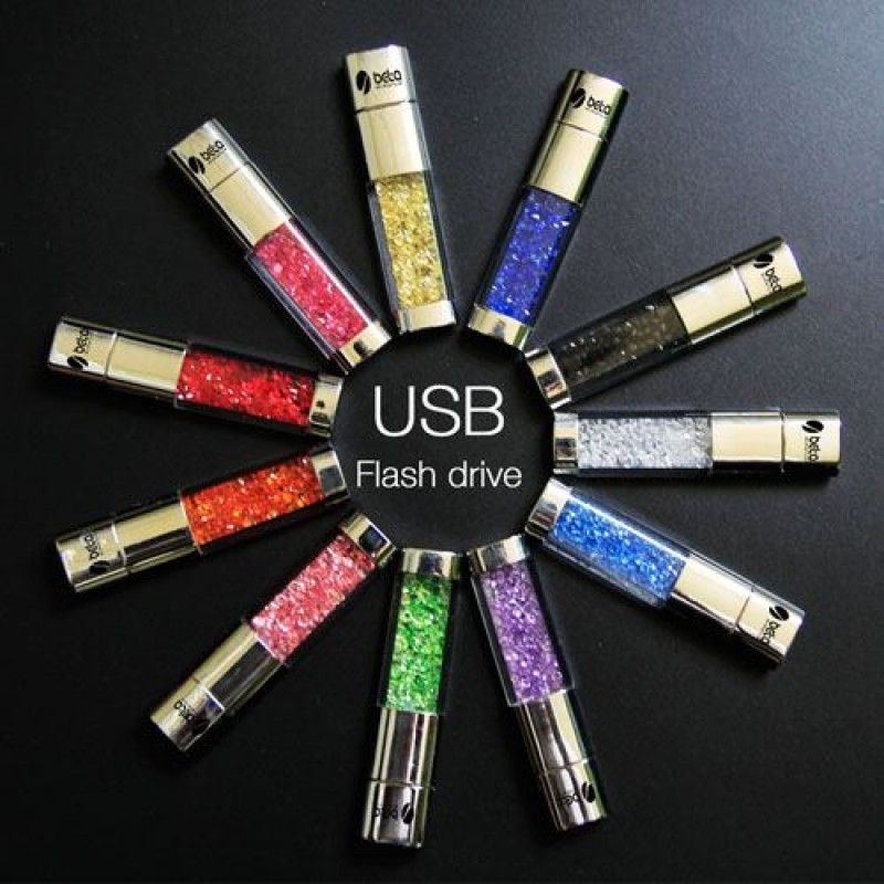 Wholesale Crystal USB Waterproof 8GB Pen Drive