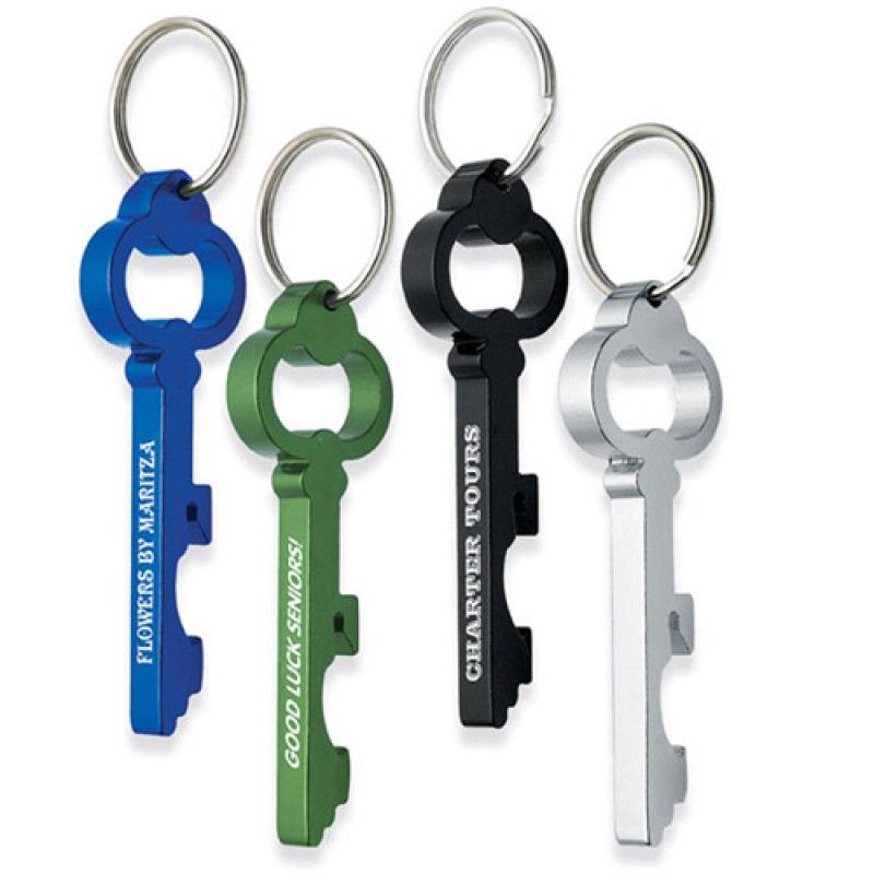 Wholesale Key Shape Bottle Opener Key Chain