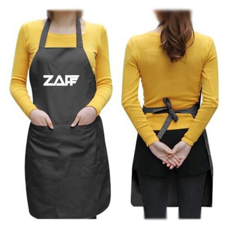 Wholesale Black Apron With Two Pockets