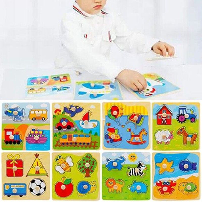 Wholesale Wooden Toy Bricks Intelligence Puzzle