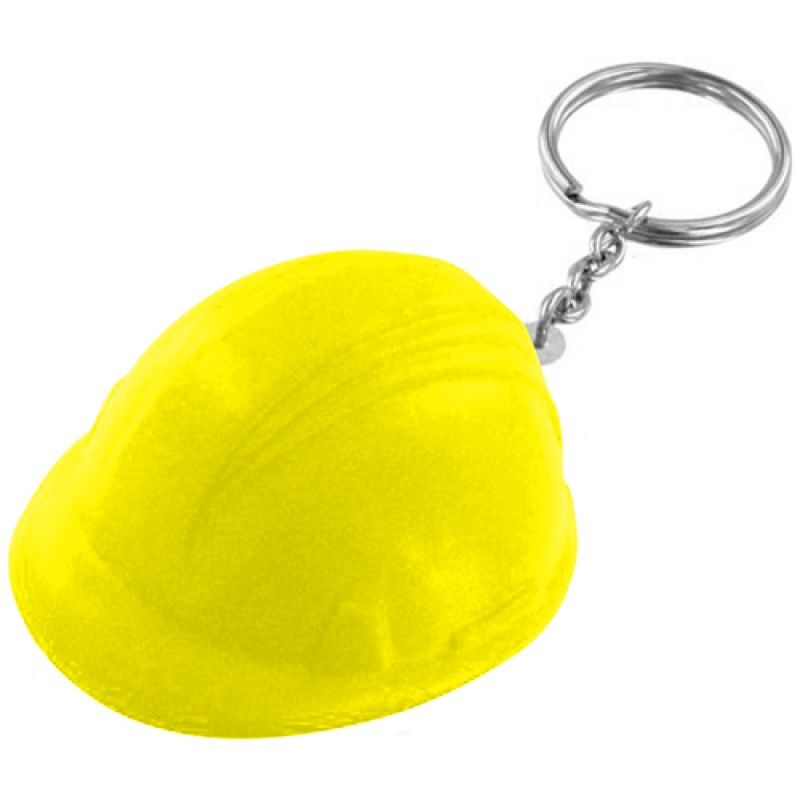 Wholesale Hard Hat Stress Ball Keychain