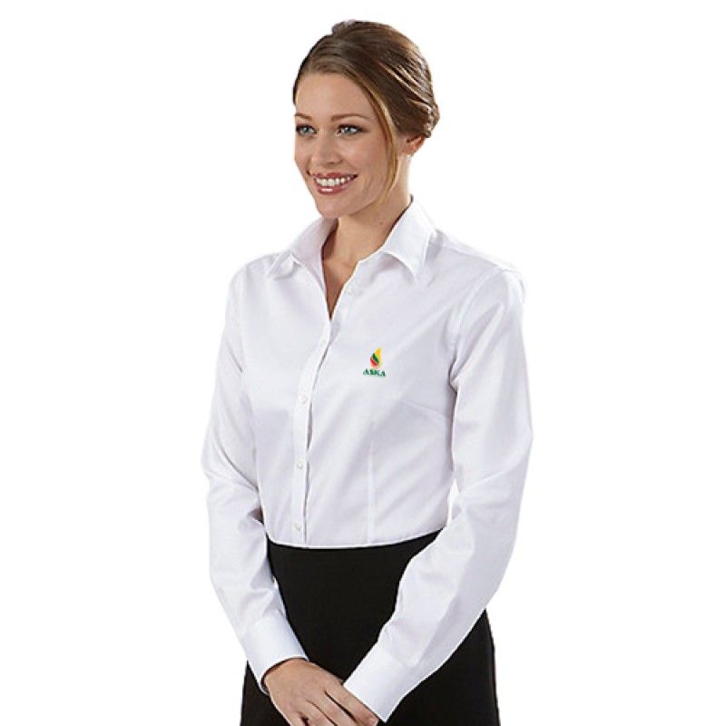 Wholesale Long Sleeves Women Dress Shirt