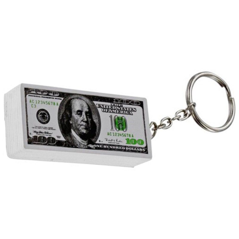 Wholesale Dollars Shaped Stress Toy Keychain