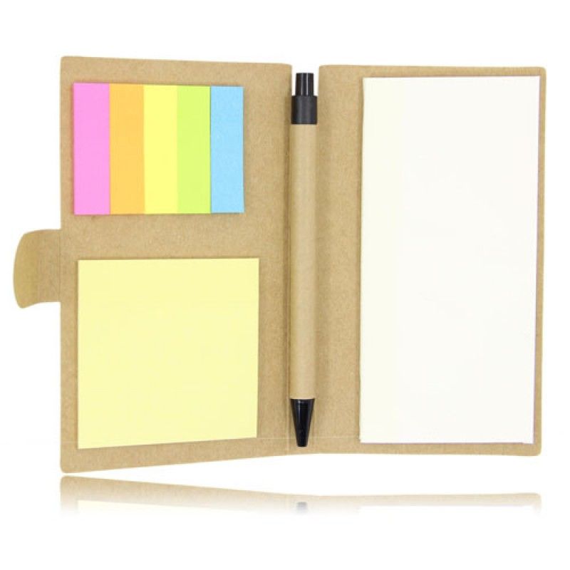 Wholesale Eco Notepad With Sticky Note And Pen