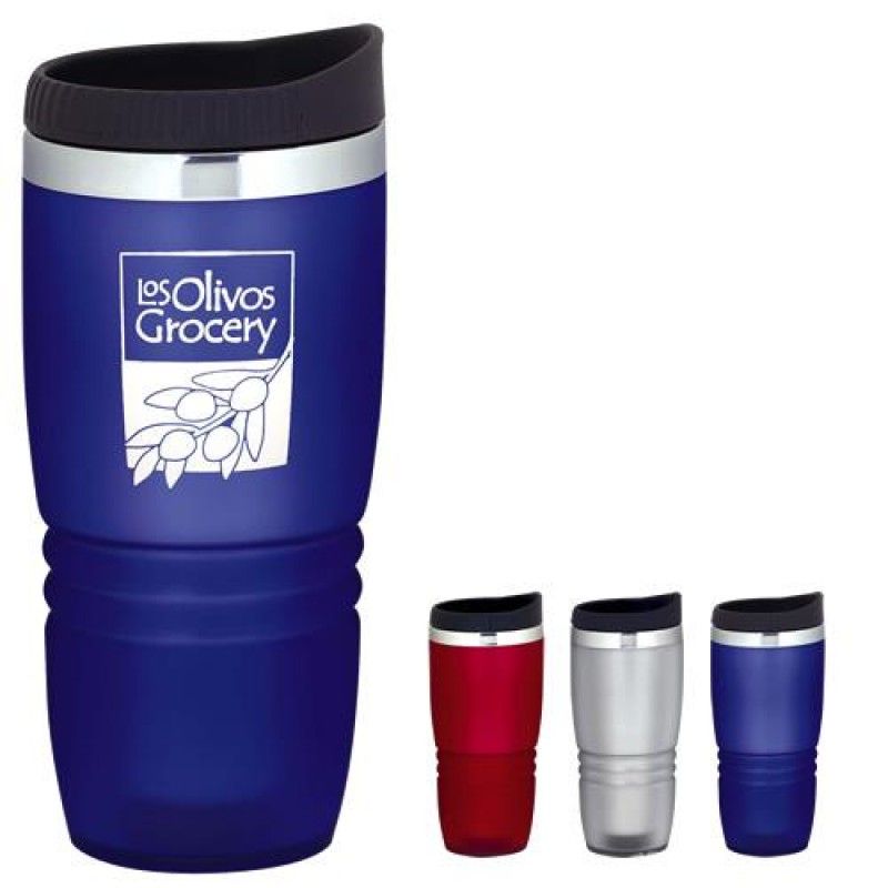 Wholesale Satin Ridge Tumbler - 16 oz.-[NW-91415]