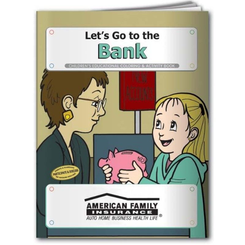 Wholesale Coloring Book: Let's Go to the Bank-[NW-91652]