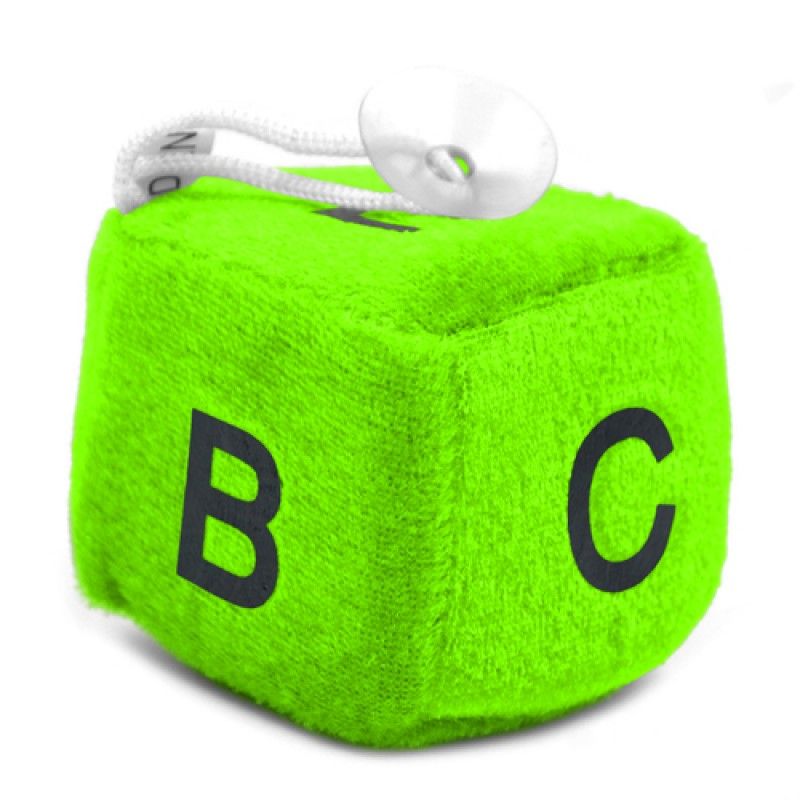 Wholesale Lovely Alphabet Car Fuzzy Dice