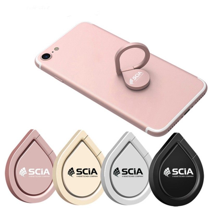 Wholesale Custom Water Drop Finger Ring Phone Holder