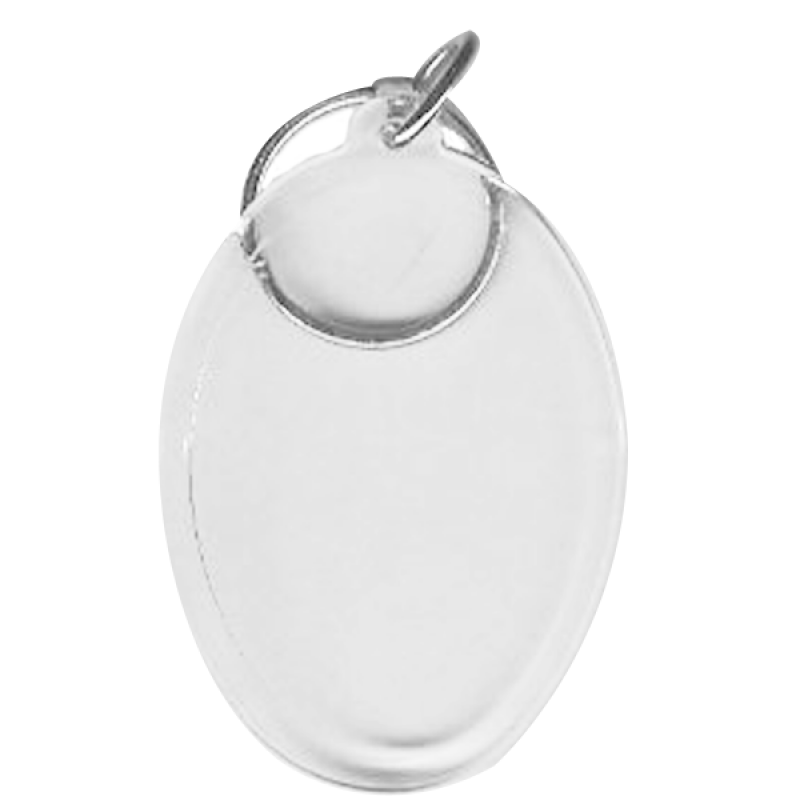 Wholesale BLANK - Snap-In Oval Flat Key Tag-[BW-27070]