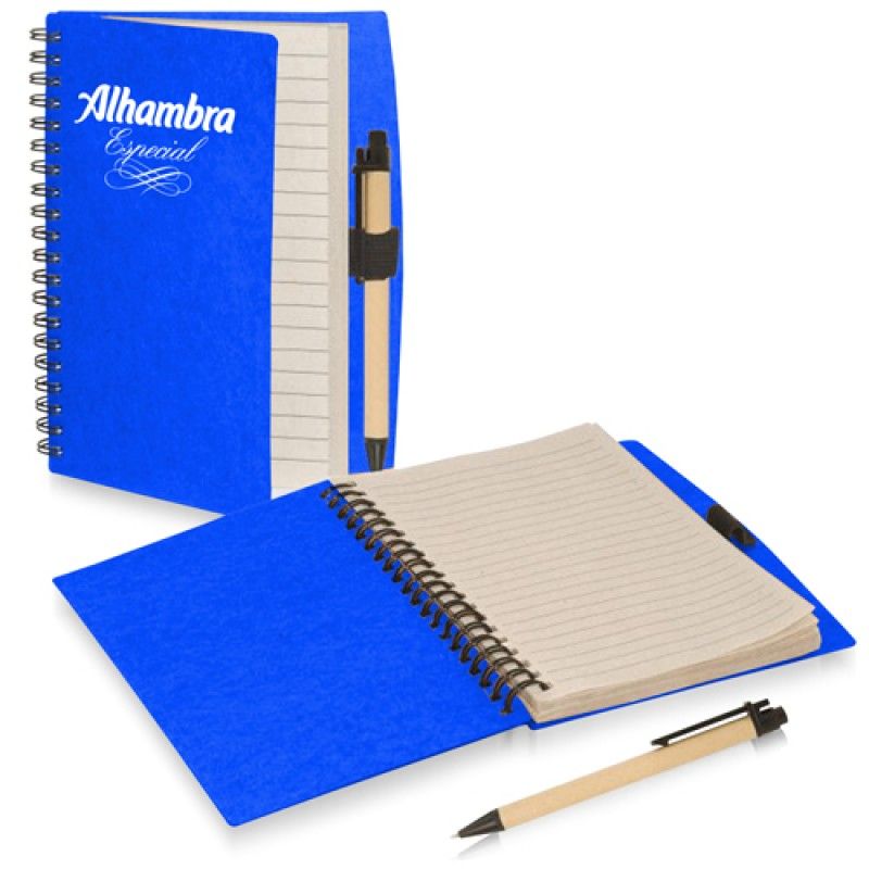 Wholesale 70 Sheet Spiral Notebook With Pen