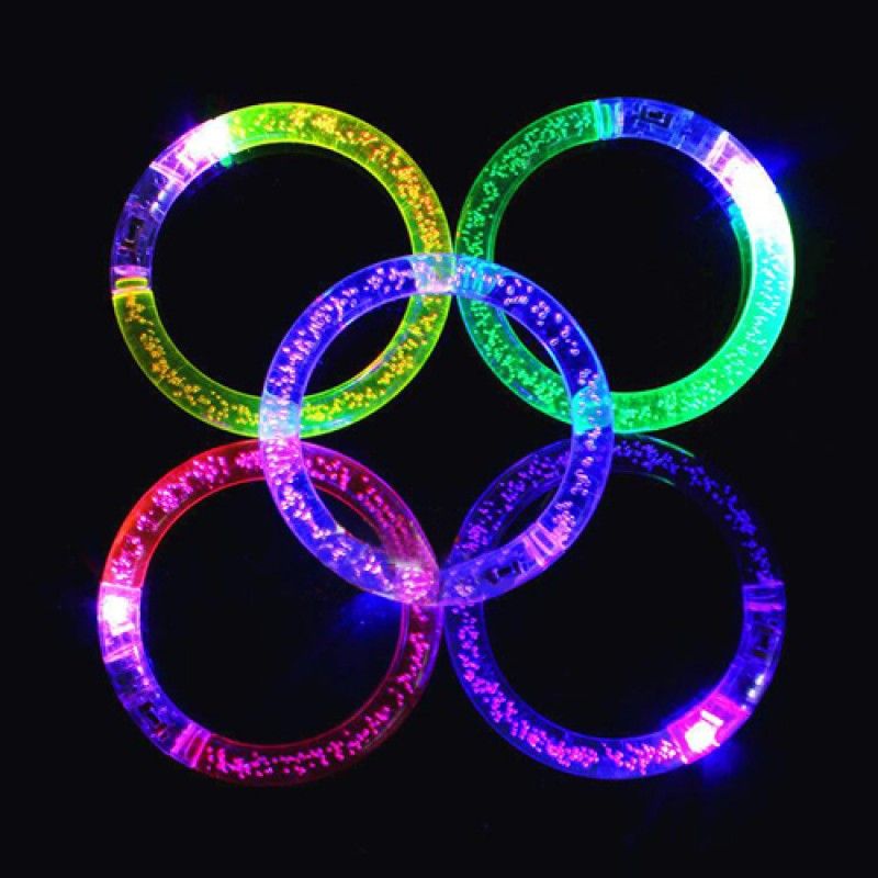 Wholesale Light-Up Acrylic Flashing Bracelet