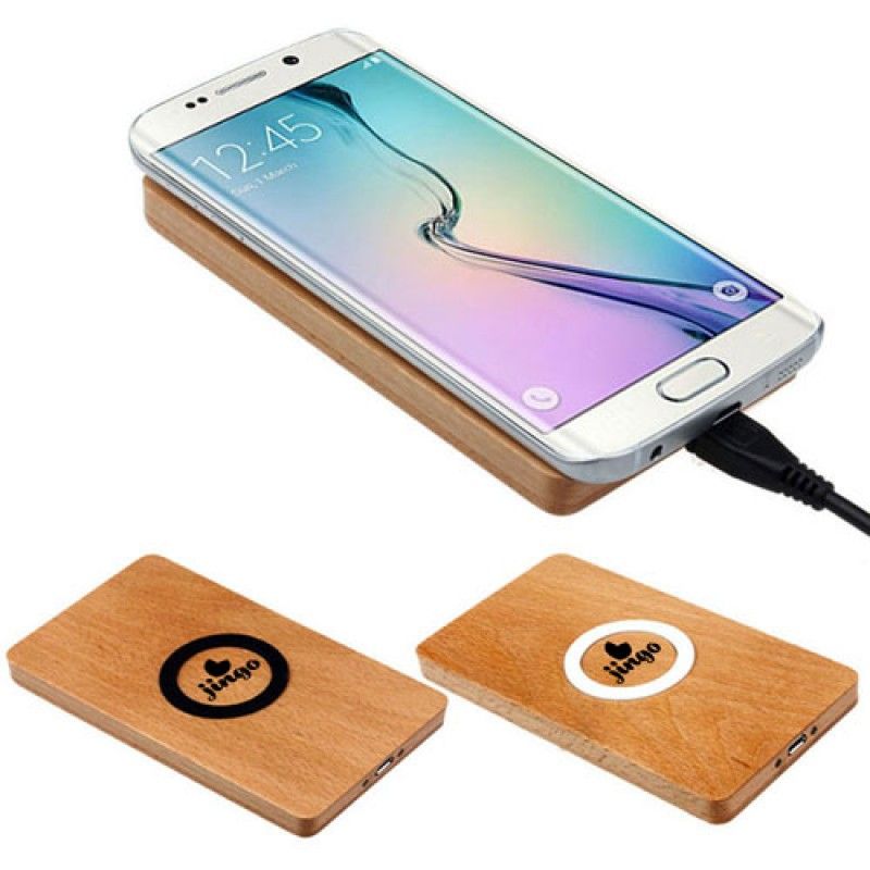 Wholesale Wooden Strip Wireless Charger Power Pad