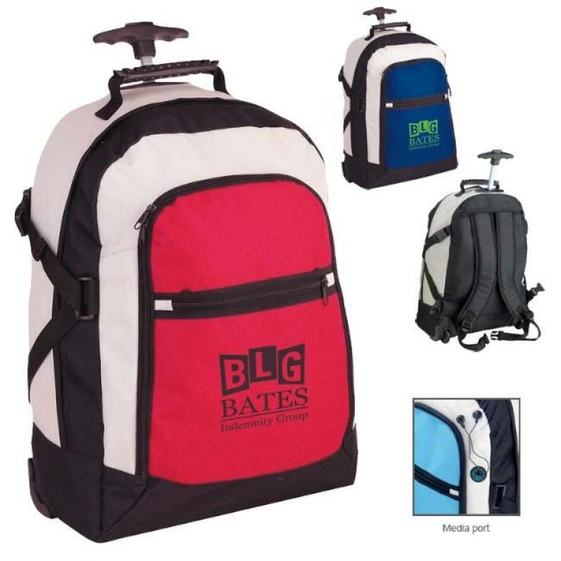 Wholesale Tri-Color Rolling Rucksack-[NW-91108]