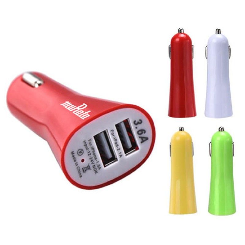 Wholesale Portable 2 Port USB DC Charger Adaptor