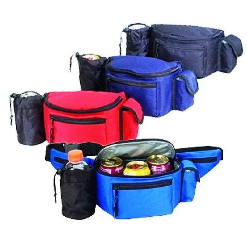 Cooler Fanny Pack W/Bottle Holder & Cell Phone Pouch