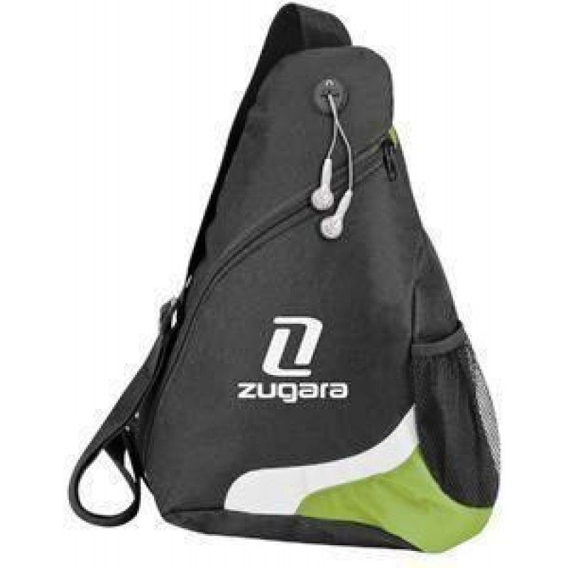 Shoulder Sling Pack with Earphone Hole