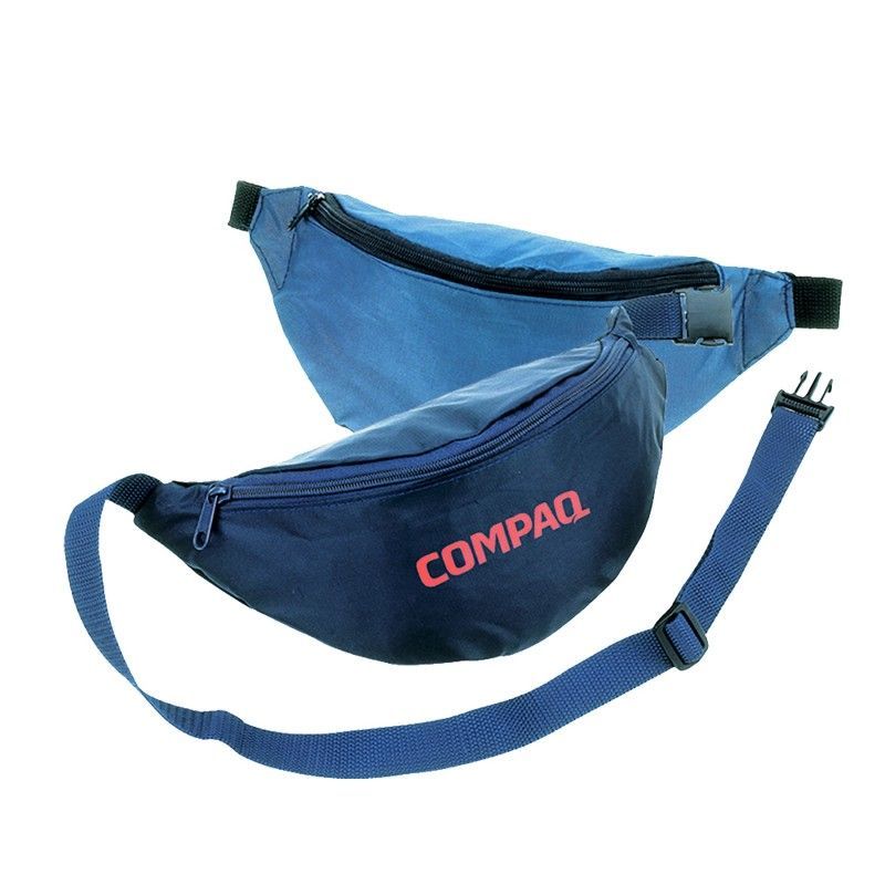 Fanny Pack With Zipper Compartment & Adjustable Belt With Snap Buckle