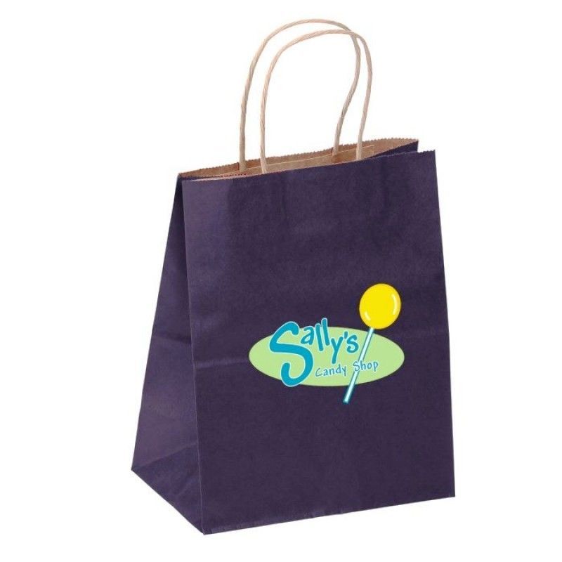 Matte Shopping Bag - 9-3/4” H x 7-3/4” - Full Color